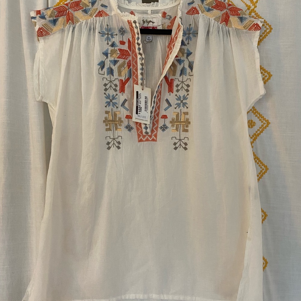 Johnny Was Haddie Blouse